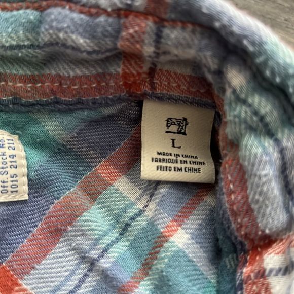 Scotch & Soda | Plaid blue flannel button up - Picture 7 of 16